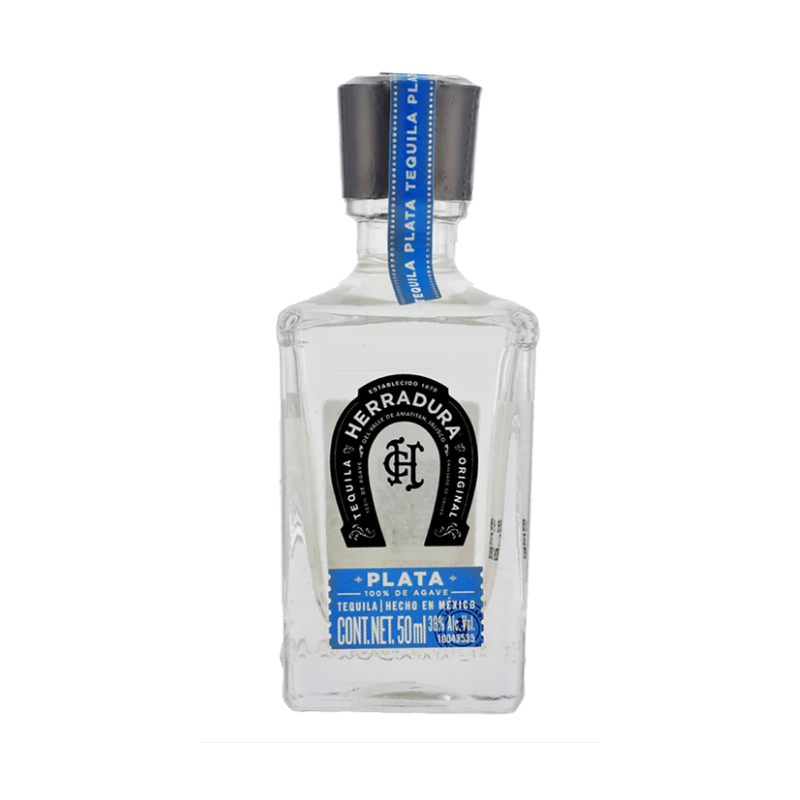 Mini Botella Tequila Herradura Plata