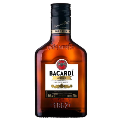 Mini Botella Bacardi Añejo
